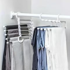 Maximize Your Closet Space with this 5-in-1 Magic Trouser Rack Hanger!