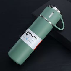 Vacuum Flask Set, Stainless Steel Thermal Cup, With Gift Box Set, Double Layer Leakproof Insulated Water Bottle, Keeps Hot And Cold Drinks For Hours, Suitable For Cycling, Backpacking, Office Or Car, Travel, School, Party, Camping, Back To School Supplies