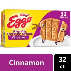 Eggo Cinnamon French Toast Sticks, Frozen Breakfast, 32 Count, Regular