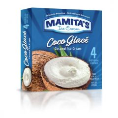 Mamita's Coco Glace' Coconut Ice Cream in a Coconut Shell, 4 Individual Servings, 24 fl oz