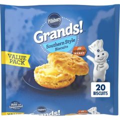 Pillsbury Grands! Southern Style Frozen Breakfast Biscuits, Value Pack, 20 ct., 41.6 oz