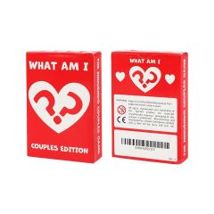 Who am I card game, crazy couple fun sex cards to improve relationships, friend gathering game challenge Q&A cards