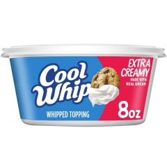Cool Whip Extra Creamy Whipped Cream Topping, 8 oz Tub