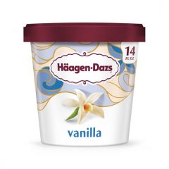 Haagen Dazs Vanilla Ice Cream, Kosher, 1 Package, 14oz