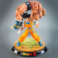 43cm Dragon Ball Z HQS Son Goku Heave Nappa Action Figure Anime The Quiet Wrath of Son Goku PVC Collection Statue Model Toy