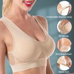 New Sexy Wireless Seamless Bras For Women Top Bh Plus Size Mesh Bras Large Size Bralette Woman Brasier