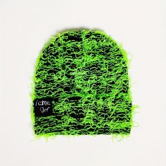 Fluorescent Tassel Distressed Beanie Candy Color Knitted Skull Hat Unisex Hip Hop Knit Hat Warm Y2K Beanies Ski Hat For Women Men