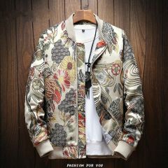 Japanese Embroidered Jacket Men 2022 Sping New Hip Hop Streetwear Bomber Jacket Men's Clothes Veste Homme